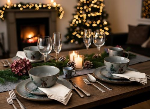 Gløggkrus - Hjort/Vinter - Ø6 x 6 cm - www.frokenfraken.se