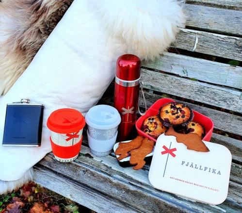 Kopp med lokk - Fjällfika - Ledkryss - 12 cm - www.frokenfraken.se