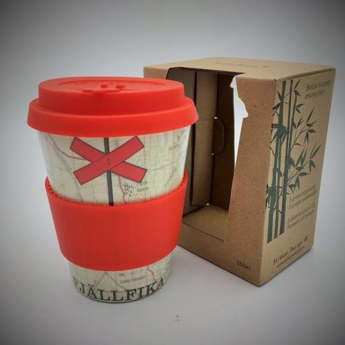 Kopp med lokk - Fjällfika - Ledkryss - 12 cm - www.frokenfraken.se