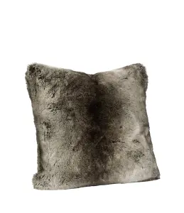 Kuddfodral - GREY BEAR - Fuskpäls Gråbrun - www.frokenfraken.se