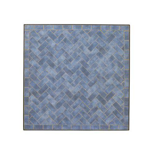 Trädgårdsbord - Blå Mosaik - Järn - 60 x 60 x 72 cm - www.frokenfraken.se