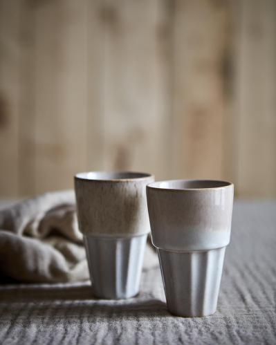 Kopp M - Costa - Beige/flerfarget - Ø6 x 9 cm - www.frokenfraken.se