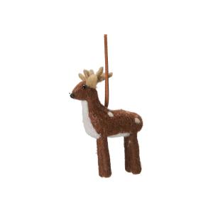 Hjort – Hengende – Brun– 6 x 11 cm - www.frokenfraken.se