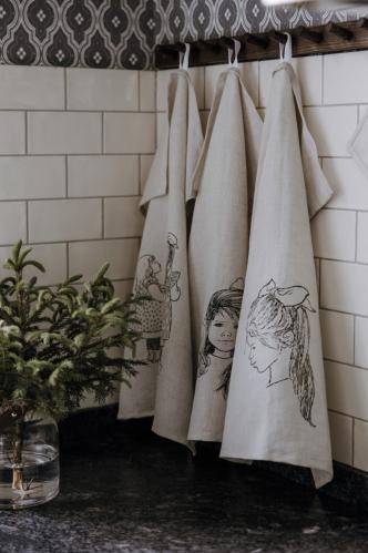 Kökshandduk - Madicken - Kapittel 2 - 45 x 60 cm - www.frokenfraken.se