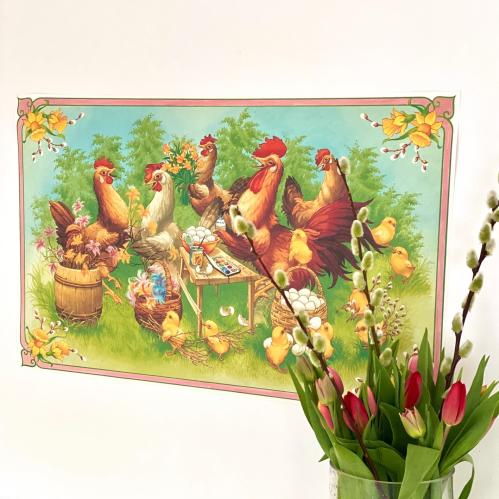 Bonad - Påske - Eggmaling - 69 x 43 cm - www.frokenfraken.se