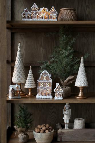 Pepperkakehus – LED – 21 x 13 x 10 cm - www.frokenfraken.se