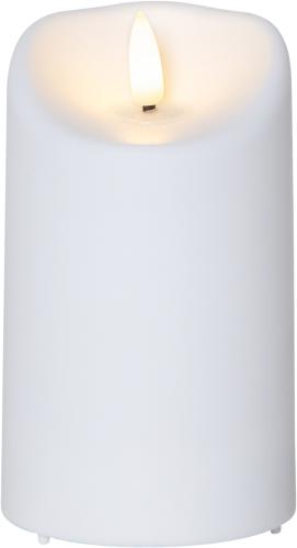 Batterilys - Blokklys Basic - Inne & Ute - 13 x Ø7,5 cm - Timer - www.frokenfraken.se