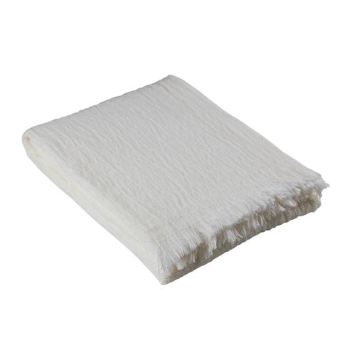 Pläd - SANDÖ - OFFWHITE - 130 X 170 CM - www.frokenfraken.se