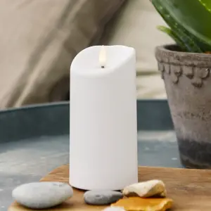 Batterilys - Blokklys Basic - Inne & Ute - 15 x Ø7,5 cm - Timer - www.frokenfraken.se