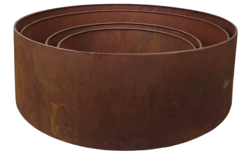 Krukor - Låg cylinder - Rost - 4 storlekar - www.frokenfraken.se