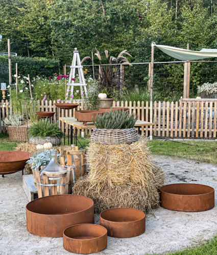 Krukor - Låg cylinder - Rost - 4 storlekar - www.frokenfraken.se