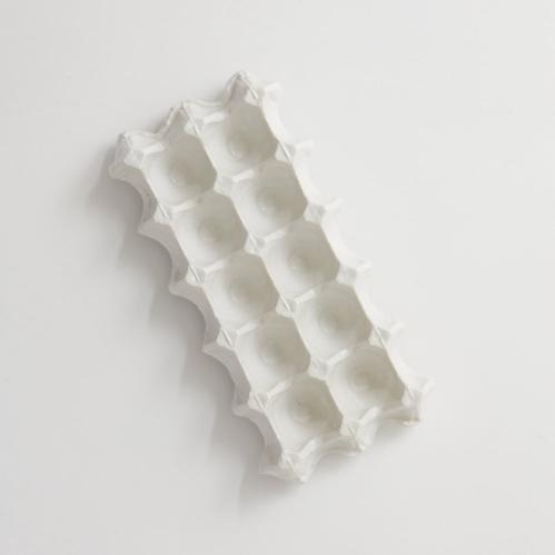 Eggholder - Hvit - 26,3 x 13,3 x 5 cm - www.frokenfraken.se