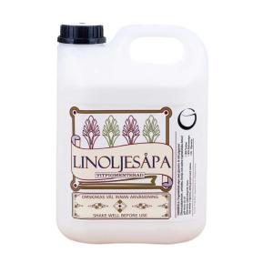 Linoljesåpe - Hvitpigmentert - 5 liter - www.frokenfraken.se
