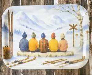 Brett – Matpause på tur – 27 x 20 cm - www.frokenfraken.se