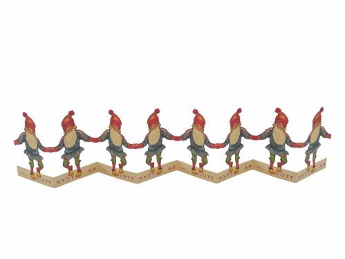 Papirstripe - Nisse - God Jul - 12 x 60 cm - www.frokenfraken.se
