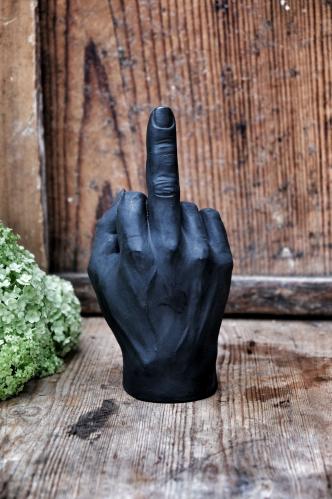 Dekorasjon - Fuck U Finger - 20,5 cm - www.frokenfraken.se