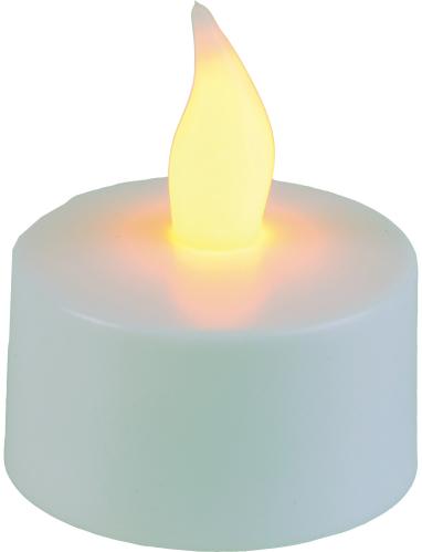 Batterilys - Votivlys - 6 pakke - Oppladbare - 5 cm - www.frokenfraken.se