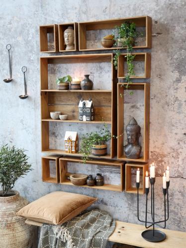 Vegghylle – Tre – 9 deler - www.frokenfraken.se