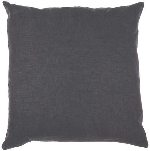 Kuddfodral - Linne - Antrasitt - 50 x 50 cm - www.frokenfraken.se