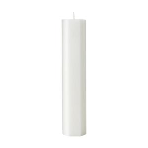 Spindelvävsljus - Vit - 5 x 25 cm - www.frokenfraken.se