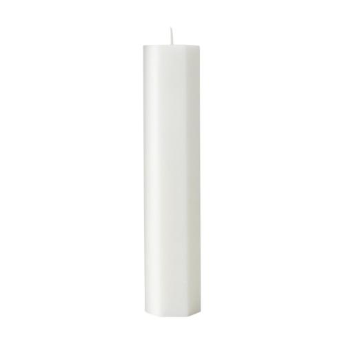 Spindelvävsljus - Vit - 5 x 25 cm - www.frokenfraken.se