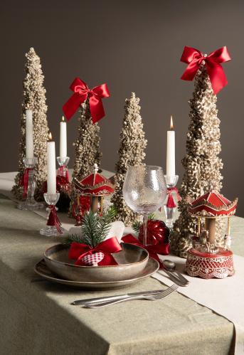 Heng – Rosett – Satin – Rød – 1stk - 10 x 12 cm - www.frokenfraken.se