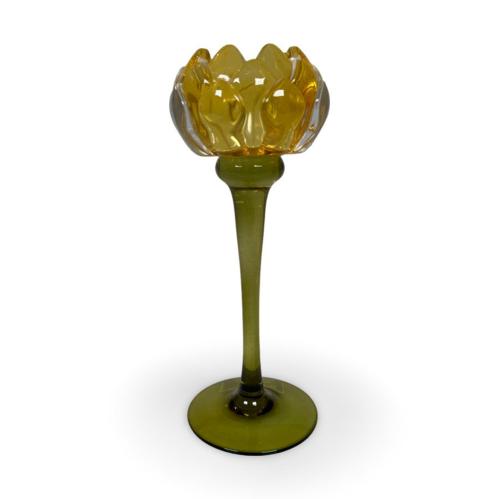 Ljusholder - Protea Lysgul - 18 cm - www.frokenfraken.se