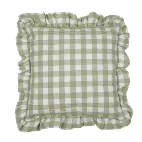 Putetrekk - LISA - GRØNN - 48 X 48 CM - www.frokenfraken.se