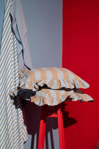 Kuddfodral - AMALIA - BLÅ - 45 X 45 CM - www.frokenfraken.se