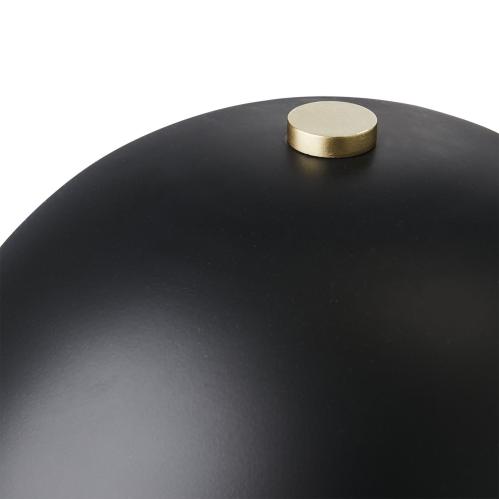 Bordslampe S - Sopp - Svart - Ø15/25 x 30 cm - www.frokenfraken.se