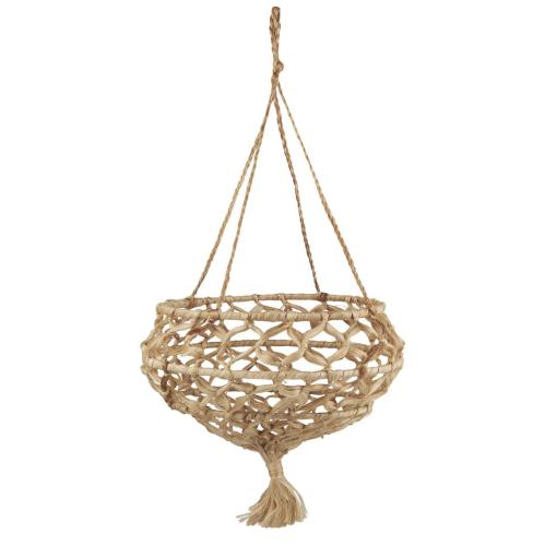 Ampel - Hengende kurv i jute - Ø33 cm - www.frokenfraken.se