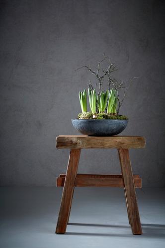 Skål - Betong - Grå - 25 x 9 cm - www.frokenfraken.se