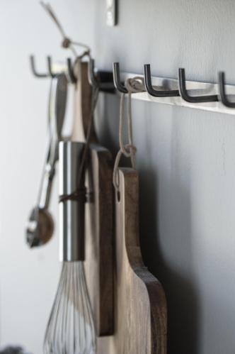 Klädhenger med 3 kroker rustfritt stål - 30,5 X 4,5 X 3,7 CM - www.frokenfraken.se
