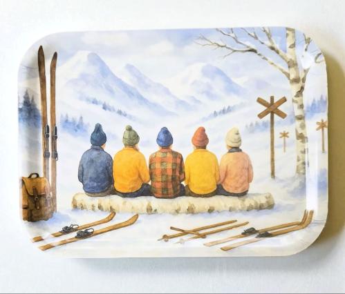 Brett – Matpause på tur – 27 x 20 cm - www.frokenfraken.se