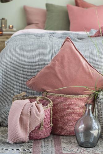 Vas - Glassflaske - Glass - Grå - Ø17 x 28 cm - www.frokenfraken.se