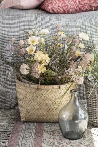 Vas - Glassflaske - Glass - Grå - Ø17 x 28 cm - www.frokenfraken.se