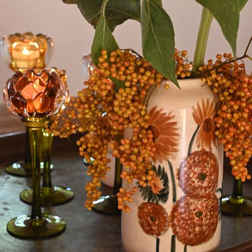 Lys holder - Rose Lysegul - 21 cm - www.frokenfraken.se