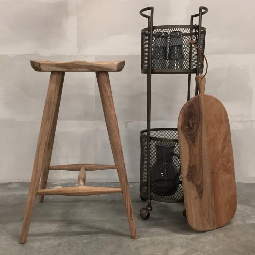 Barstol - Tre - 76 cm - www.frokenfraken.se