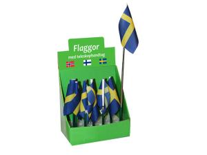 Teleskopflagg Sverige - www.frokenfraken.se