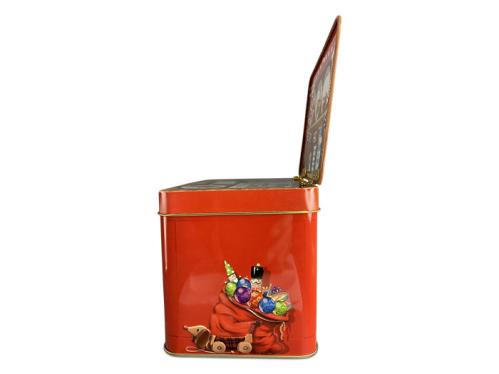 Plåtburk - Retro julkök 14,5 x 10 x 10,5 cm - www.frokenfraken.se