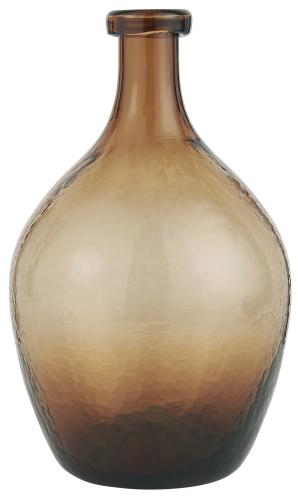 Vas - Glasflaske - Brun - Ø17 x 28 cm - www.frokenfraken.se