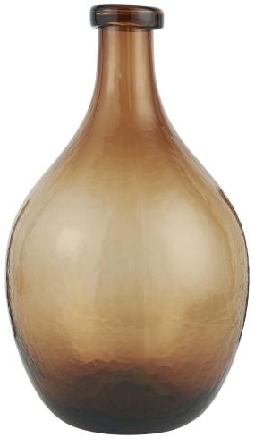 Vas - Glasflaska - Brun - Ø24 x 55 cm - www.frokenfraken.se