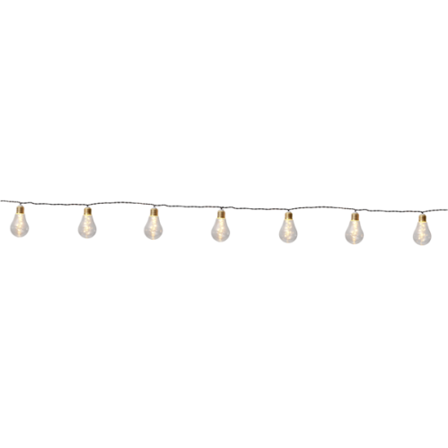 Ljusslinga - Gull - 10 LED - Innendørs - 3,6 m - www.frokenfraken.se