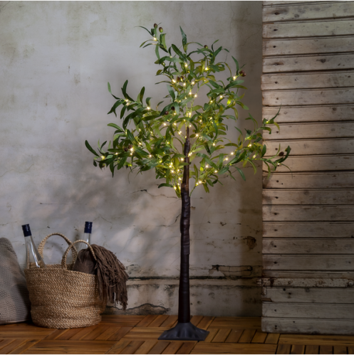 Dekorativt tre - Oliven - Belysning - 120 cm - www.frokenfraken.se