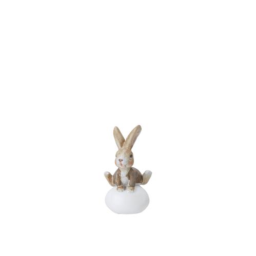 Kanin med egg - 1 stk - 9 cm - www.frokenfraken.se