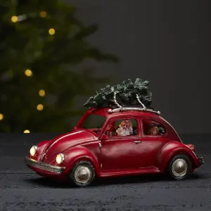 Bubbla med gran på taket - Lampa - 25 cm - www.frokenfraken.se