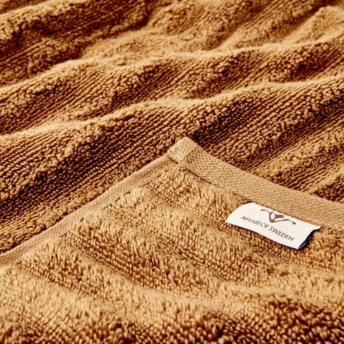 Håndkle - Cognac Brown - 100 x 50 cm - www.frokenfraken.se
