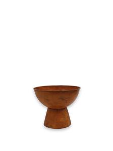 Krukke - Pokal på fot - Rust - Ø21 x 16 cm - www.frokenfraken.se