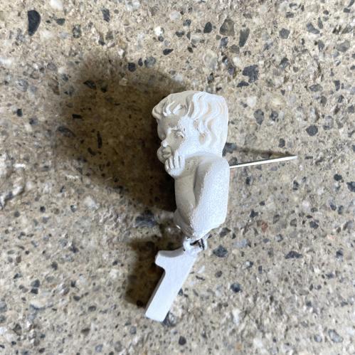 Adventsdekorasjon - Hvit - For lys - 5 x 2 cm - www.frokenfraken.se