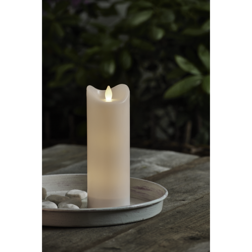 Batterilys LED - 7 x 20 cm - Utendørs - Timer - www.frokenfraken.se